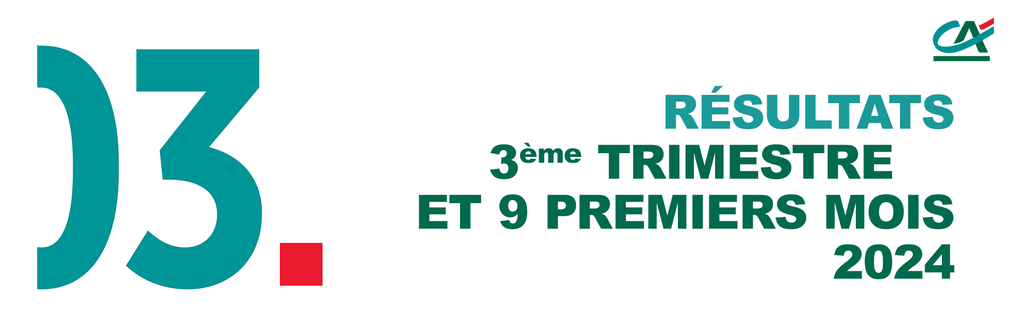 Les résultats de Crédit Agricole S.A. pour le troisième trimestre 2024 sont disponibles