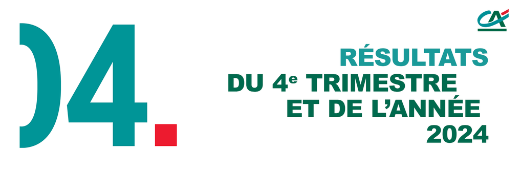 Les résultats de Crédit Agricole S.A. pour le quatrième trimestre et de l'année 2024 sont disponibles