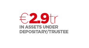 Assets under depositary/trustee €2.9 Tr